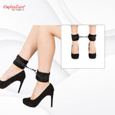 Black Nylon Detachable ankle cuffs for BDSM play by Itspleazure
